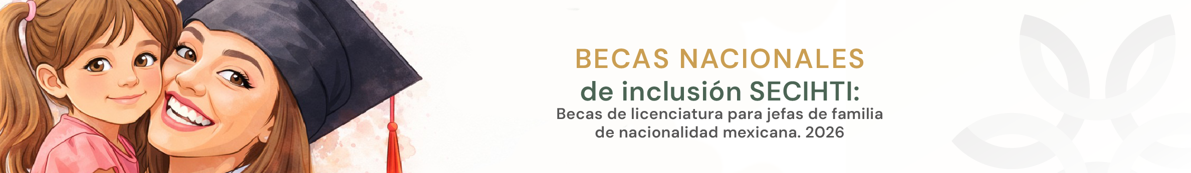 Becas de licenciatura para jefas de familia de nacionalidad mexicana
