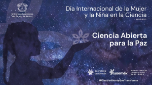 <span style="font-size: 20px;">Día Internacional de la Mujer y la Niña en la Ciencia</span><br><span style="font-size: 18px;">Ciencia Abierta para la Paz</span><br><span style="font-size: 16px;">Homenaje a la Dra. Ana María Beatriz Cetto Kramis</span>