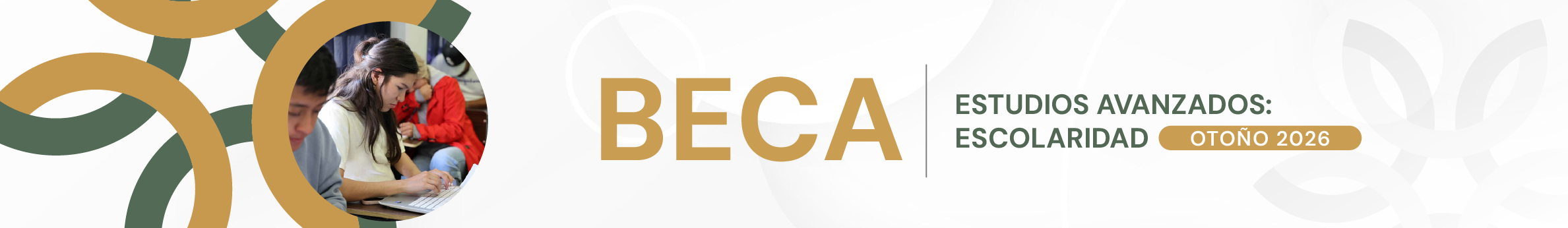 Beca Estudios Avanzados: Escolaridad